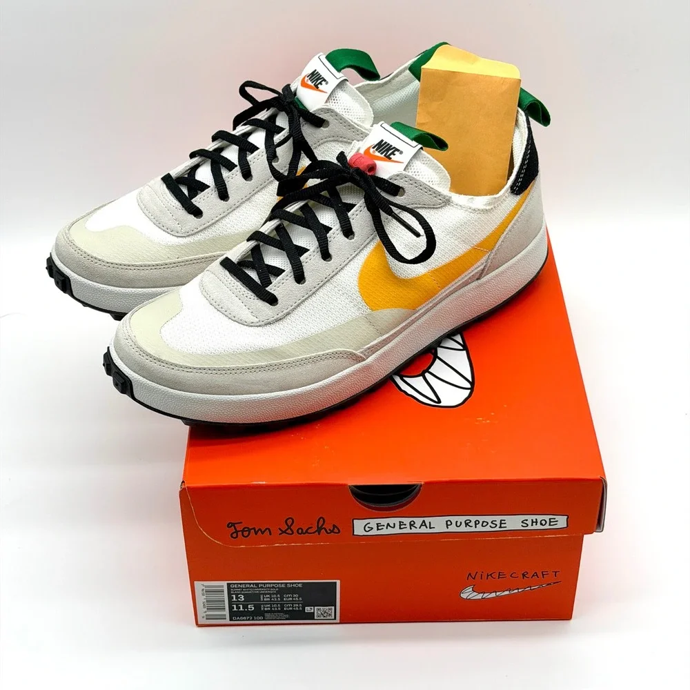 Nike Tom Sachs General Purpose Shoe Archive DA6672-100 Mens 11.5 Womens 13